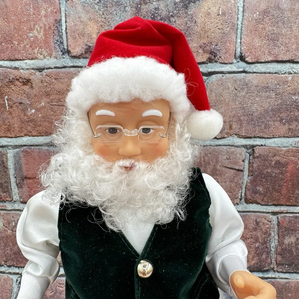 Hip Swinging Santa Claus Gemmy Original Box Tested Y2K Vintage 1998 Christmas